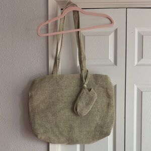 Sun n Sand light green large beach summer bag